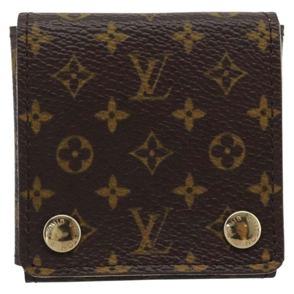 Louis Vuitton Monogram Jewelry Case Box Brown